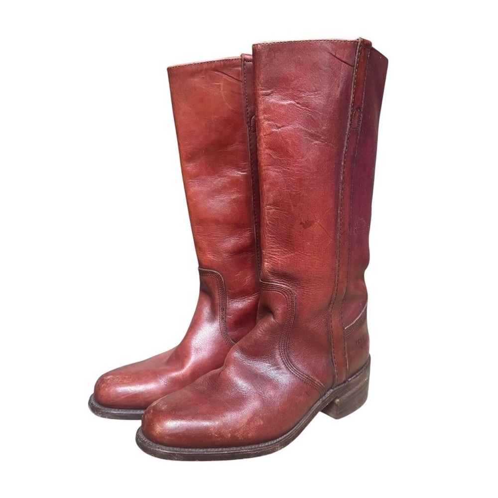 Men's Tall Leather Riding Boots - Brown